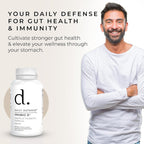 Daily Defense Probiotic Immune Support - Probióticos Diarios para Hombres y Mujeres - 60 Cápsulas, PROBIO-D