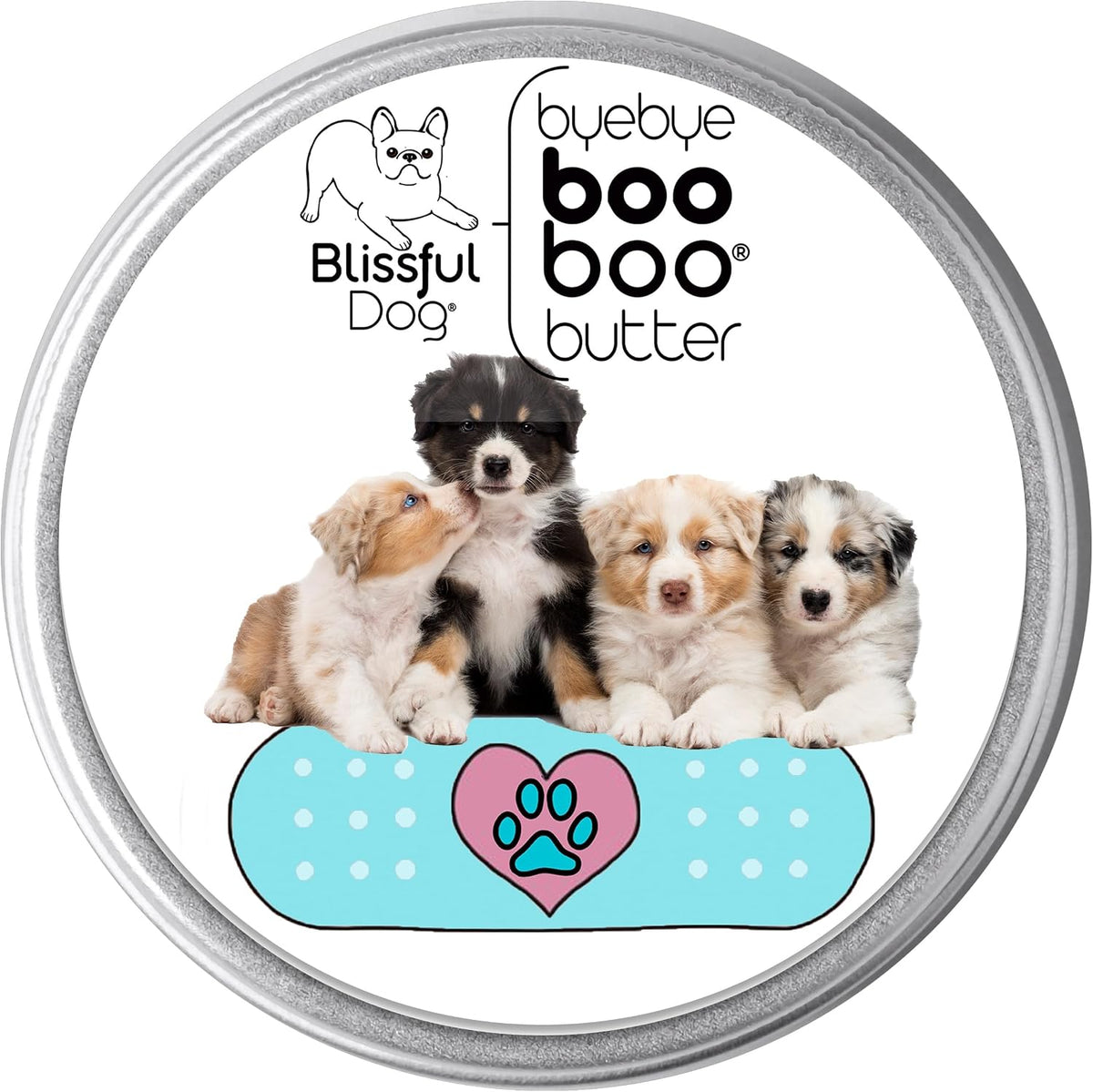 The Blissful Dog 1 oz TIN Australian – Manteca de karité : Emoliente natural que ayuda a hidratar y suavizar la – Image 1