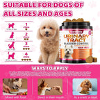 Suplemento de Arándano para Perros - Apoyo Urinario y Renal - 200 Chews Sabor Pollo