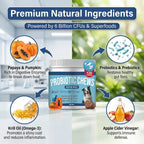Probióticos para perros 120 masticables con enzimas y calabaza