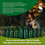 Rooted Owl® Cúrcuma para Perros y Gatos - Suplemento con Curcumina, Piperina y Vitamina C - 60 Cápsulas