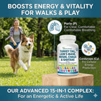 Nutrition Strength 15-in-1 Mushroom Support para Perros - 90 Comprimidos Masticables
