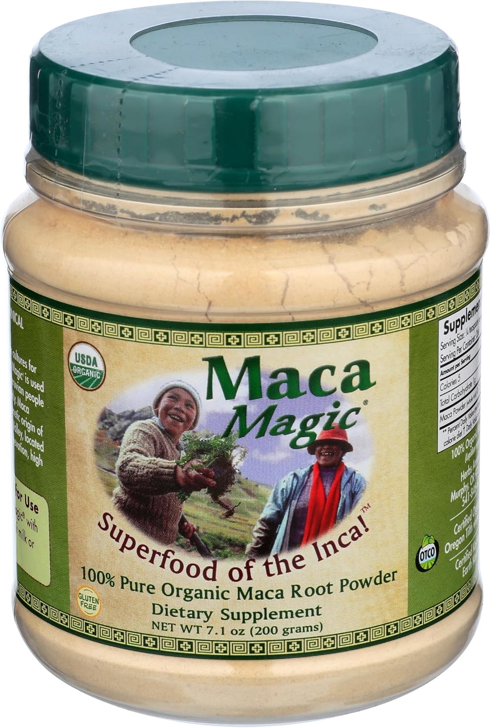 Maca Magic Maca Orgánica en Polvo - Mezcla de Maca Roja, Amarilla y Negra - 200 g