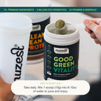 Nuzest Good Green Vitality – Polvo de Verduras, Vitaminas, Minerales y Superalimentos – Suplemento Multivitamínico Vegano (300g)