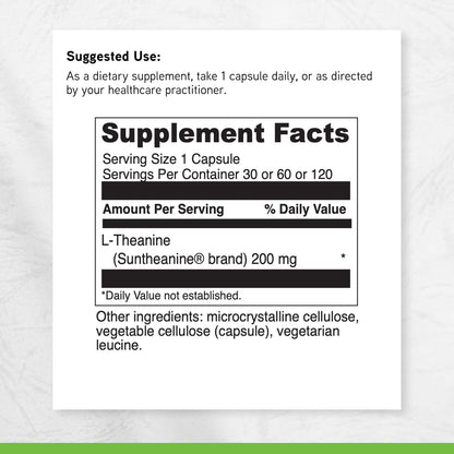 DAVINCI Labs L-Theanine - Suplemento para Concentración, Enfoque y Relajación - 200 mg por Porción - 120 Cápsulas – Image 6