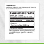 DAVINCI Labs L-Teanina - 200 mg por cápsula - 30 cápsulas vegetales