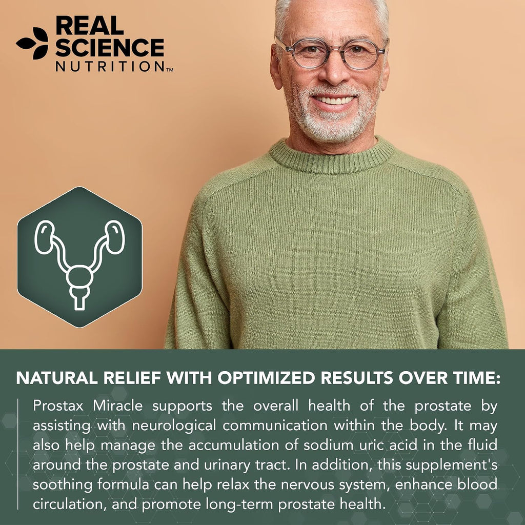 Prostax de Real Science Nutrition – Complemento para la Salud de la Próstata, Vejiga y Riñones