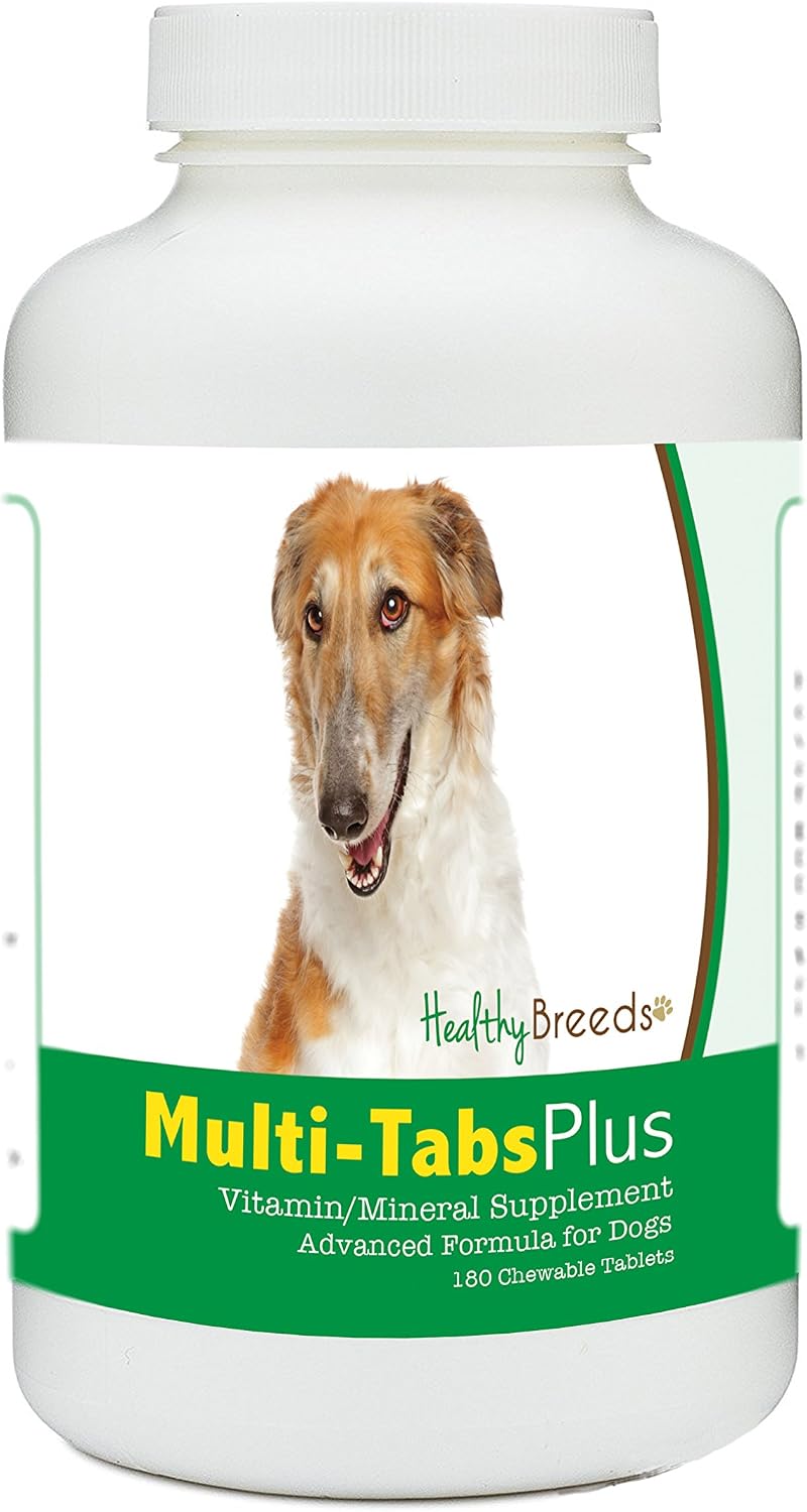 Healthy Breeds Borzois Multi-Tabs Plus - Comprimidos masticables (180 uds)