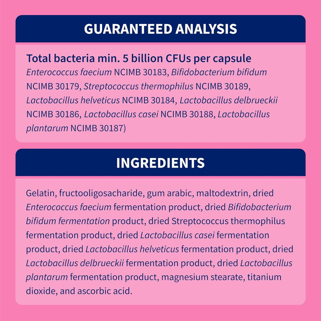 Nutramax Proviable Probióticos para Perros y Gatos, Suplemento Digestivo Diario con Múltiples Cepas Bacterianas, 30 Cápsulas