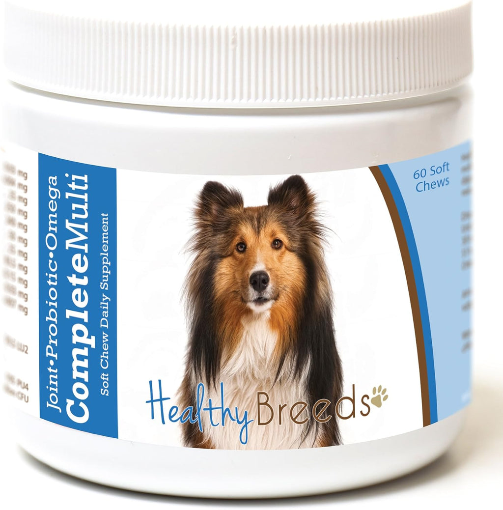 Healthy Breeds Shetland Sheepdog Multivitamínico Completo - 60 Chewables Blandos