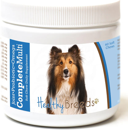 Healthy Breeds Shetland Sheepdog Multivitamínico Completo - 60 Chewables Blandos – Image 1