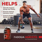 OmniBiotics Fadogia Agrestis 600mg por ración (180 cápsulas) - Extracto estandarizado 10:1 para apoyo muscular y rendimiento deportivo