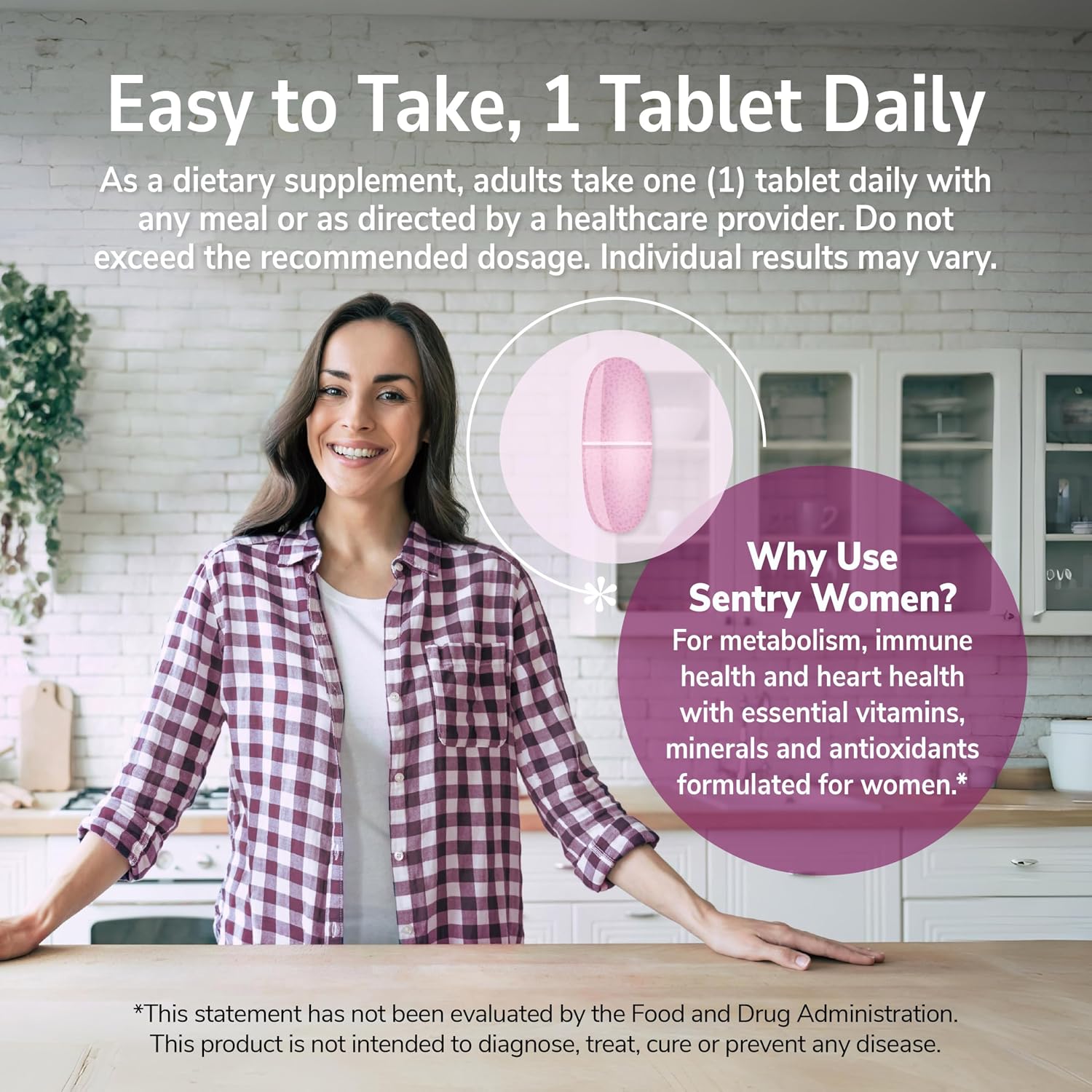 21st Century Sentry Multivitamínico para Mujeres, 120 Comprimidos
