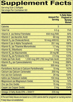 FUSION SHOP STORE – Vitaminas Prenatales para Mujeres, 120 Mini Cápsulas Blandas Multivitamínicas con Omega-3 DHA