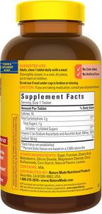 Vitamina C Masticable Nature Made 500 mg, 150 Comprimidos