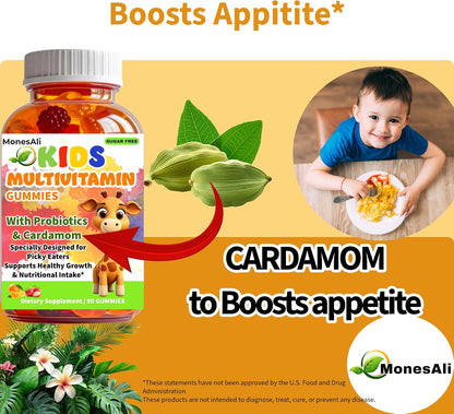 Kids Multivitamin Gummies con Magnesio y – Práctico formato: 90 gominolas en un envase fácil de usar y almacenar. – Image 5