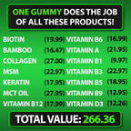 BBS Best Beard Stuff Gominolas de Biotina - 620,000mcg