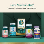 Neuriva Ultra - Complemento para la Memoria y Concentración con Fosfatidilserina, Cognivive, Neurofactor, Ácido Fólico, Vitamina B12 y B6, 60 Cápsulas