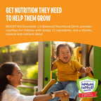BOOST Kid Essentials 1.0kcal Bebida Nutricional Equilibrada para Niños, Sabor Fresa, 8 fl oz (Pack de 24)