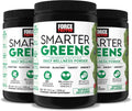Force Factor Smarter Greens Polvo Diario de Bienestar 3-Pack para Apoyar Energía, Inmunidad y Digestión, Polvo de Superalimentos con Vitaminas, Minerales y Probióticos, Sin Sabor, 90 Servicios