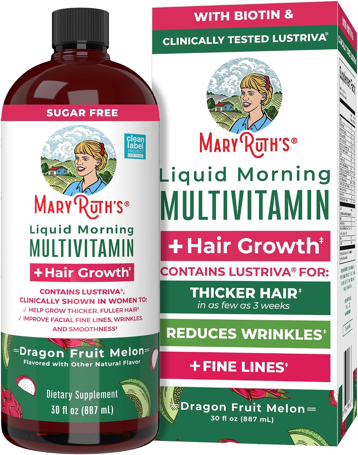 MaryRuth's Multivitamínico Líquido para Mujeres con Biotina 10000mcg - 887 ml