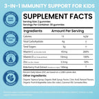 Gominolas de Saúco para Niños con Vitamina C y Zinc - Apoyo Inmunológico Diario - 60 Gominolas