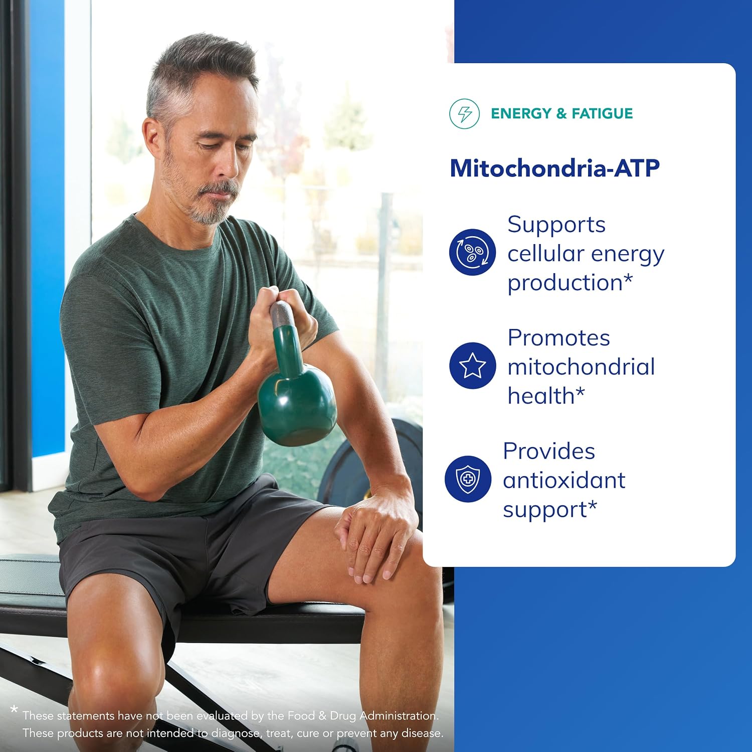 Pure Encapsulations Mitochondria-ATP - Apoyo Mitocondrial - Producción de ATP* - con Vitamina C, Vitamina E y Tiamina - Apoyo Antioxidante - 120 Cápsulas
