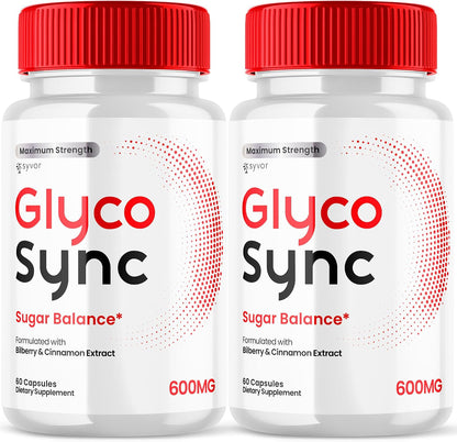 Glyco Sync Cápsulas - Pack de 2 - Fórmula Avanzada para Articulaciones (120 Cápsulas) – Image 1