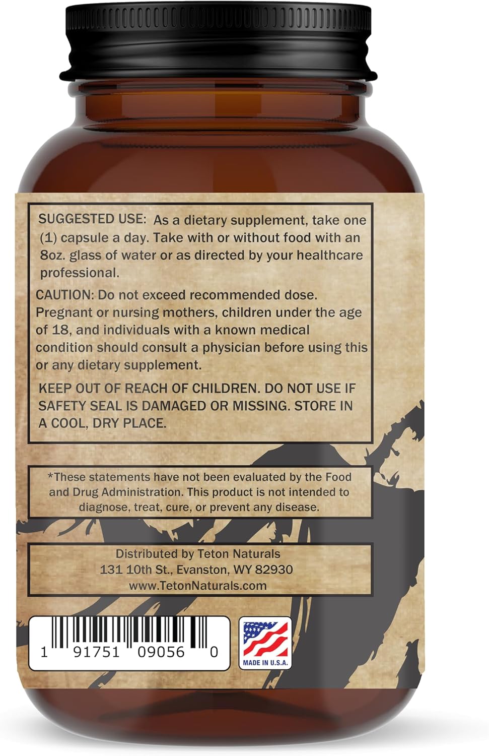 Teton Naturals - Anemia 35MG - 60 Cápsulas