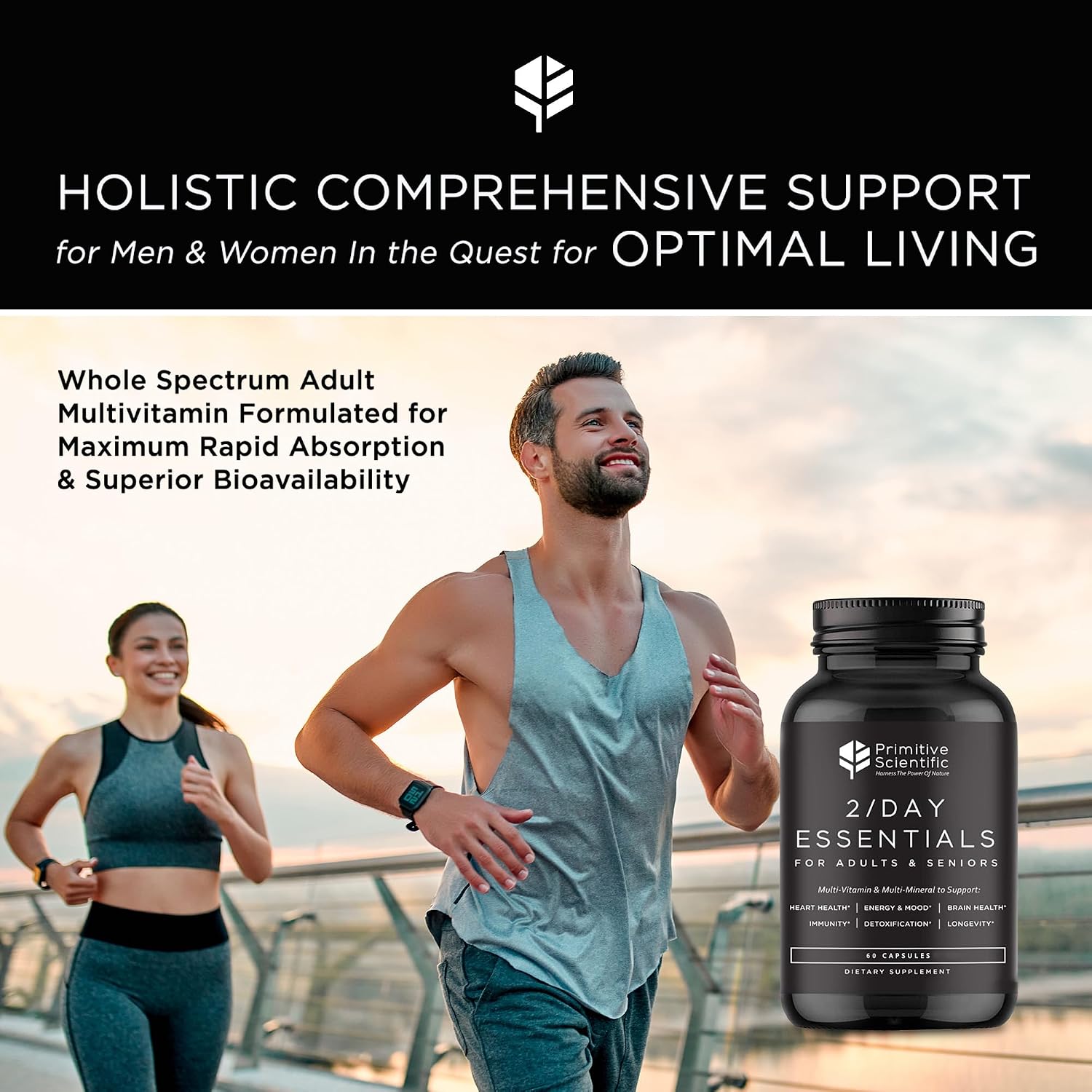 Primitive Scientific Multivitamínico Diario Completo - 60 Cápsulas
