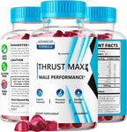 Thrust Maxx Gummies - Suplemento para Hombres, 120 Gominolas (Pack de 2)
