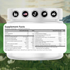 HairVive Suplemento de Crecimiento Capilar para Mujeres - Acelerador de Crecimiento del Cabello con Biotina, Colágeno y Saw Palmetto - Sabor a Tarta de Manzana 96g