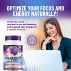 (2 Pack) Synaptic XR Cápsulas, SynapticXR, Synaptic XR Core Focus, Synaptic XR Brain Caps, Synaptic XR Advanced Formula 120 Cápsulas para 2 Meses
