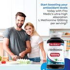 FITO MEDIC'S Lab - L-Metionina 1200mg | 150 Cápsulas