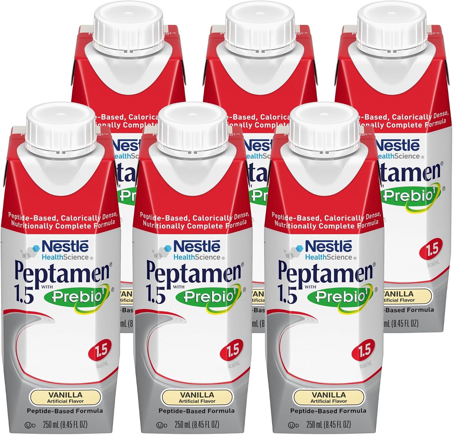 Nestle Peptamen Suplemento Oral Vainilla 250 ml (Pack de 24)