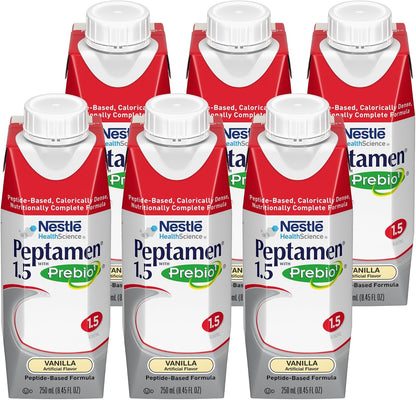 Nestle Peptamen Suplemento Oral Vainilla 250 – Mezcla de fibras Prebio1 : Combina fibras solubles como inulina y – Image 7