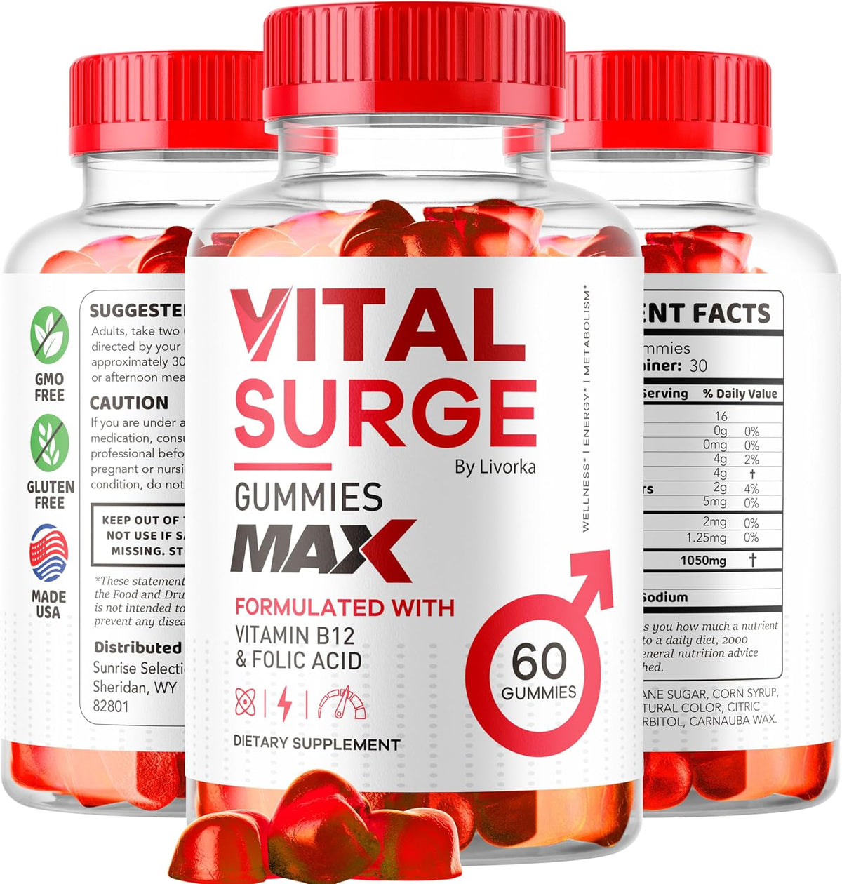 Vital Surge - Suplemento para Hombres, – Apoyo a la energía diaria: La combinación de nutrientes puede ayudar a – Image 5