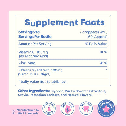 JoySpring Vitamina C y Zinc para Niños con – Vitamina C (ácido ascórbico): Contribuye al normal funcionamiento del – Image 7