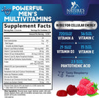 Multivitamínico para Hombres - Gominolas Diarias con Vitaminas y Zinc - 60 Unidades