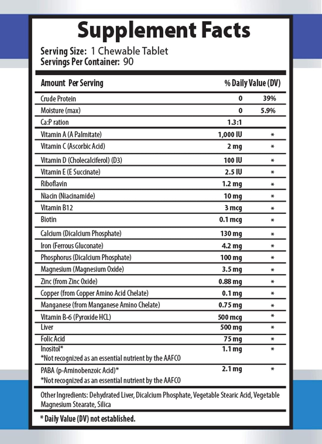 Immune Boost Multivitamínico para Perros - Vitaminas y Minerales Esenciales - 180 Masticables