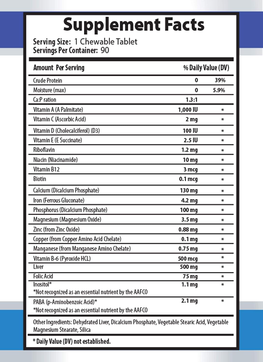 Immune Boost Multivitamínico para Perros - Vitaminas y Minerales Esenciales - 180 Masticables