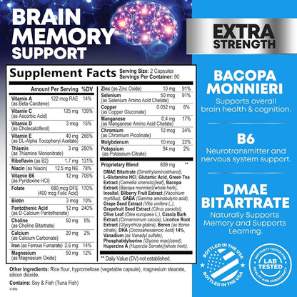 Brain Memory Supplement - 3X Strength – Fosfatidilserina : Un fosfolípido que forma parte de las membranas – Image 2