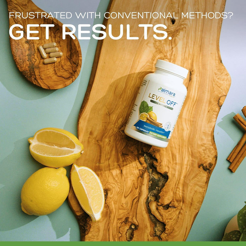 Level Off Anti Spike Formula – Suplemento de Glucosa en Cápsulas para la Salud Metabólica, Puede Apoyar Niveles Saludables de Glucosa Postprandial, Vegano, Sin OGM, Sin Gluten (120 Cápsulas)