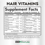 Built by Nature Hair Skin and Nails Gummies for Women, 60 Count