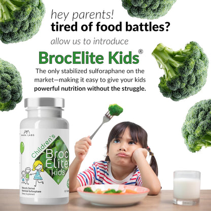 BrocElite Kids - Suplemento de Brócoli con Sulforafano para Niños - 60 Cápsulas Veganas – Image 3
