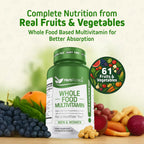 Herbtonics Multivitamínico Vegano Completo para Hombres y Mujeres - 120 Cápsulas