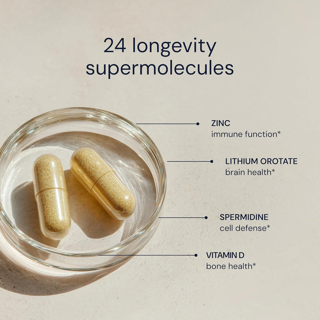 Blueprint Essential Capsules - Multivitamínico Diario con Calcio, Vitamina D y Zinc (30 Cápsulas)