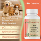 Kan Herb Company APR Nourishing Formula – Mezcla herbal tradicional china para perros y gatos, 120 comprimidos