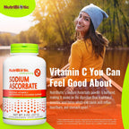 NutriBiotic Ascorbato de Sodio: Vitamina C Tamponada en Polvo, 227 g