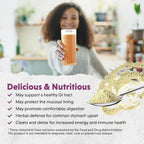 Barlean's Polvo de Salud Intestinal, Mezcla de Fibras y Apoyo Digestivo, Sabor Bayas Mixtas, 180g